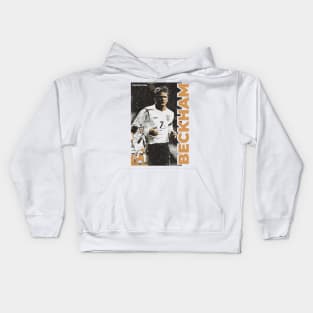 David Beckham - Street Art - Soccer Icons Kids Hoodie